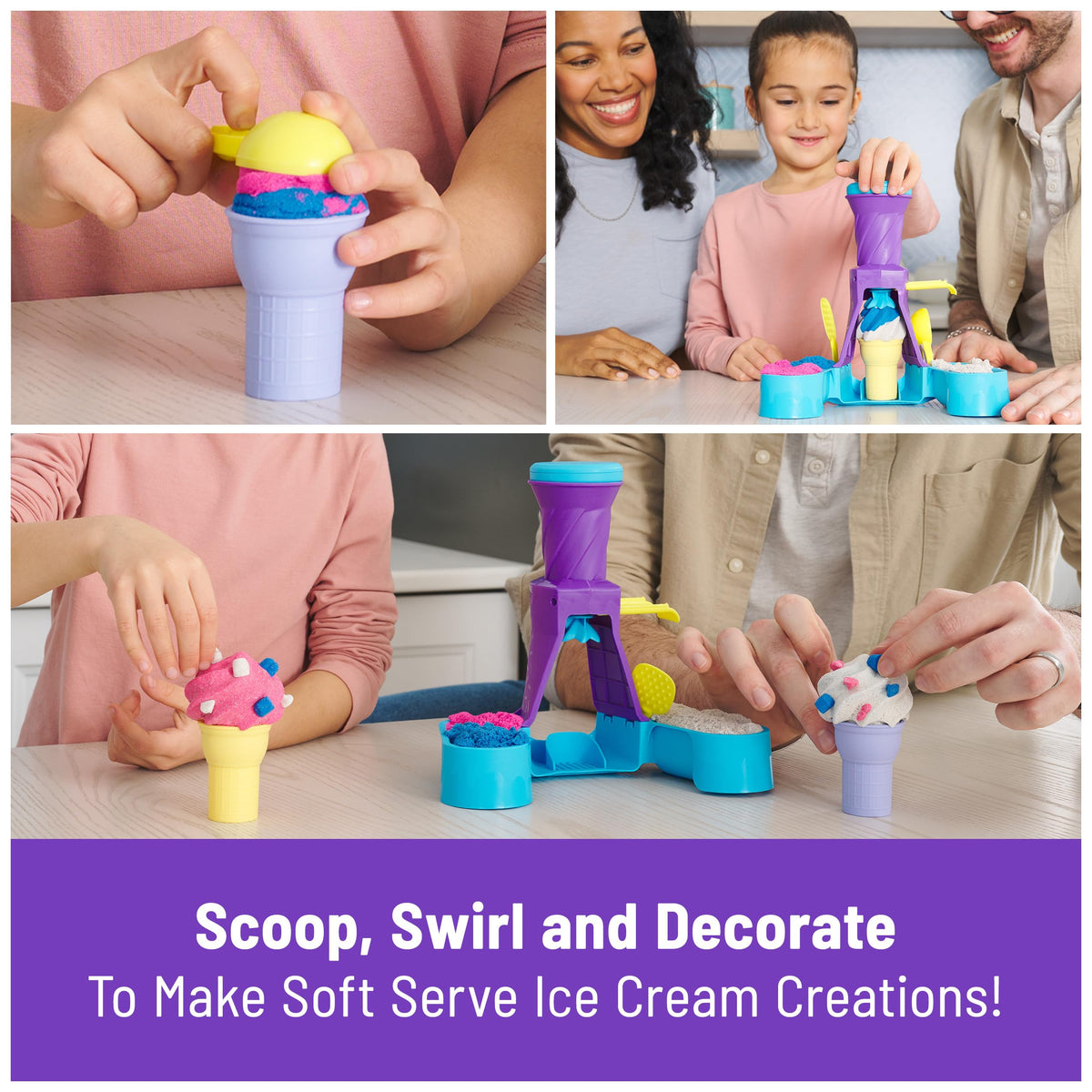 Swirl & Serve Kinetic Sand Station